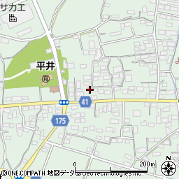 群馬県藤岡市東平井1113周辺の地図