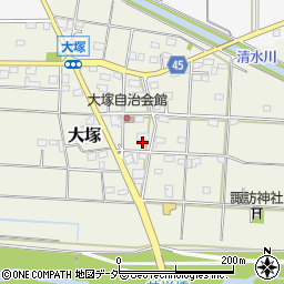 埼玉県深谷市大塚314周辺の地図