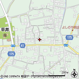 群馬県藤岡市東平井1209周辺の地図