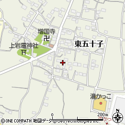 埼玉県本庄市東五十子616周辺の地図