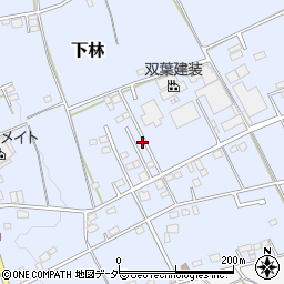 茨城県石岡市下林3301-16周辺の地図