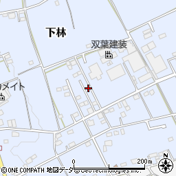 茨城県石岡市下林3301-4周辺の地図