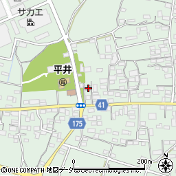 群馬県藤岡市東平井1110周辺の地図