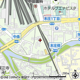 長野県松本市中条9周辺の地図