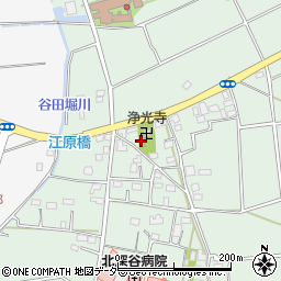 江原西部公民館周辺の地図