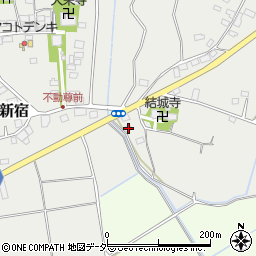 茨城県結城市山川新宿95周辺の地図