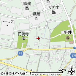 群馬県藤岡市東平井1081-5周辺の地図