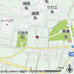 群馬県藤岡市東平井1081-5周辺の地図