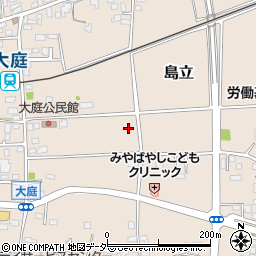 長野県松本市島立大庭周辺の地図