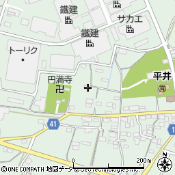 群馬県藤岡市東平井1081-7周辺の地図