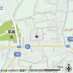 群馬県藤岡市東平井1117周辺の地図