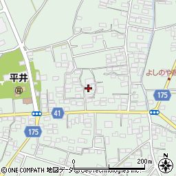 群馬県藤岡市東平井1137周辺の地図