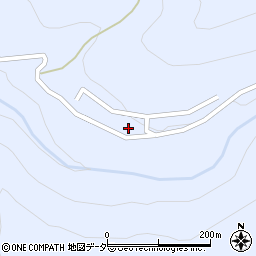 長野県松本市入山辺（駒越）周辺の地図