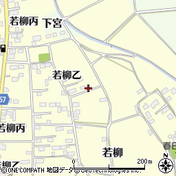 茨城県下妻市若柳丙周辺の地図