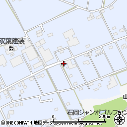 茨城県石岡市下林3338-2周辺の地図