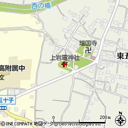 上岩電神社周辺の地図