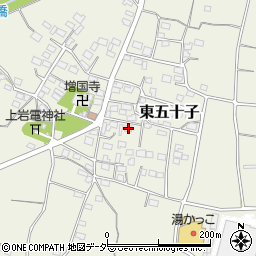 埼玉県本庄市東五十子604-2周辺の地図