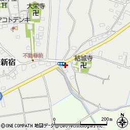 茨城県結城市山川新宿95-4周辺の地図