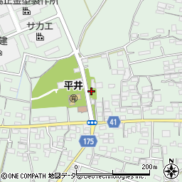 群馬県藤岡市東平井1108周辺の地図