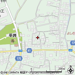 群馬県藤岡市東平井1118-5周辺の地図