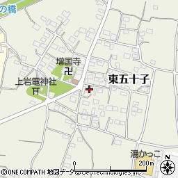 埼玉県本庄市東五十子604周辺の地図