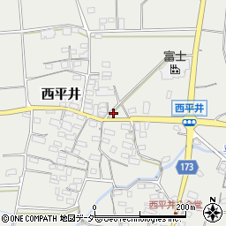 群馬県藤岡市西平井1219周辺の地図