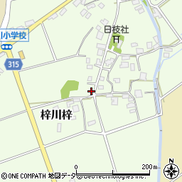 長野県松本市梓川梓1204-14周辺の地図