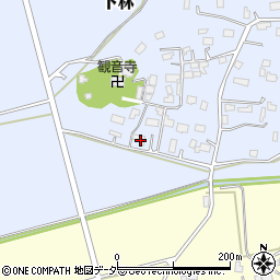 茨城県石岡市下林170周辺の地図