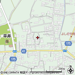 群馬県藤岡市東平井1137-1周辺の地図
