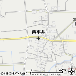 群馬県藤岡市西平井993周辺の地図