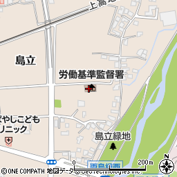 松本労働基準監督署周辺の地図