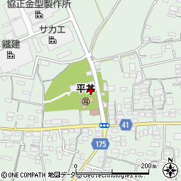 群馬県藤岡市東平井1089-4周辺の地図