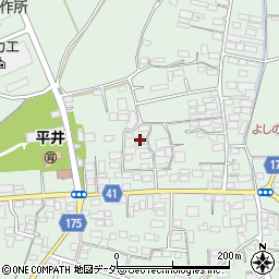 群馬県藤岡市東平井1118-1周辺の地図