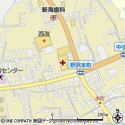 蔦屋書店佐久野沢店周辺の地図