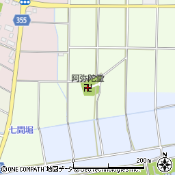 阿弥陀堂周辺の地図