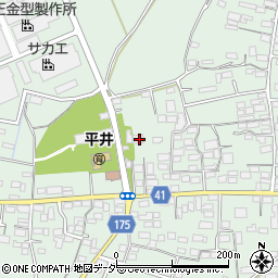 群馬県藤岡市東平井1107周辺の地図