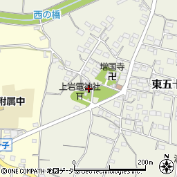 埼玉県本庄市東五十子8周辺の地図