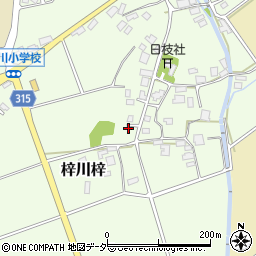 長野県松本市梓川梓1204-12周辺の地図