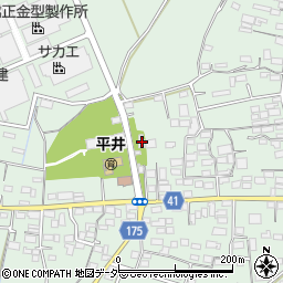 群馬県藤岡市東平井1108-1周辺の地図