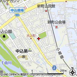 小須田牛乳店中込店周辺の地図