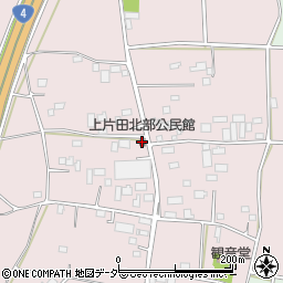 上片田北部公民館周辺の地図