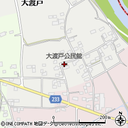 大渡戸公民館周辺の地図