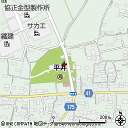 群馬県藤岡市東平井1089-3周辺の地図