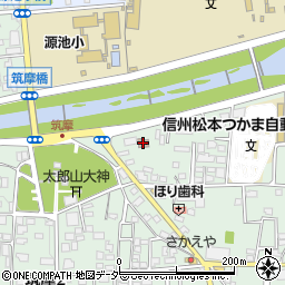 筑摩東公民館周辺の地図