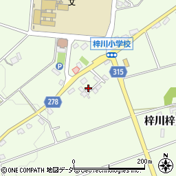 長野県松本市梓川梓855-11周辺の地図