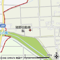 埼玉県深谷市町田286周辺の地図