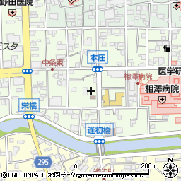 セブンイレブン松本本庄店周辺の地図