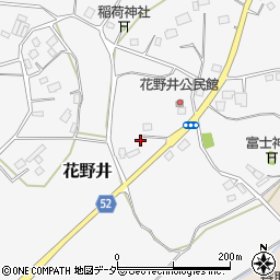 茨城県小美玉市花野井234周辺の地図