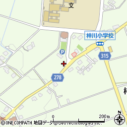 長野県松本市梓川梓889-1周辺の地図