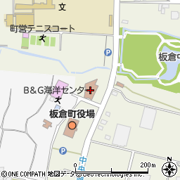 板倉町役場　教育相談所周辺の地図